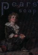 Sir John Everett Millais, reklamtavla for pears pears soap med bubblor